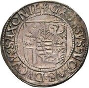1 Schreckenberger "Engelsgroschen" - Frederick III, John, and George, Germany, 1507-1525 reverse image