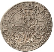 1 Schreckenberger - John George I Engelsgroschen, Germany, 1621 reverse image