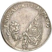 ⅙ Thaler - John George III Death, Germany, 1691 reverse image