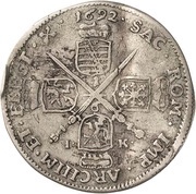 ⅙ Thaler - John George IV, Germany, 1692-1693 reverse image