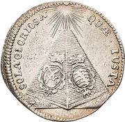 ⅙ Thaler - John George IV Death, Germany, 1694 reverse image