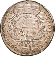 ⅙ Thaler - Frederick August I, Germany, 1695-1696 reverse image