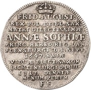⅙ Thaler - Frederick August I Death obverse image
