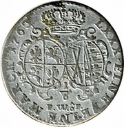 ⅙ Thaler - Frederick August II, Germany, 1762-1763 reverse image