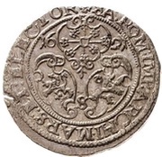 24 Kreuzer - John George I, Germany, 1621 reverse image