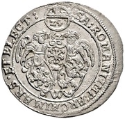 24 Kreuzer - John George I, Germany, 1621 reverse image