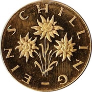 1 Schilling reverse image