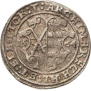 ¼ Thaler - August I, Germany, 1557-1567 reverse image