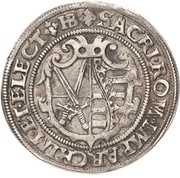 ¼ Thaler - Christian I, Germany, 1587-1591 reverse image