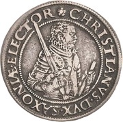 ¼ Thaler - Christian I Death obverse image