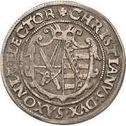 ¼ Thaler - Christian I Death obverse image