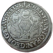 ¼ Thaler - Christian II, John George I and August obverse image