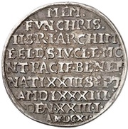 ¼ Thaler - Christian II, John George and August Death obverse image