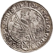 ¼ Thaler - John George I obverse image