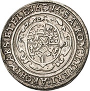 ¼ Thaler - John George I and August, Germany, 1615-1617 reverse image