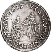 ¼ Thaler - John George I Centenary of the Reformation obverse image