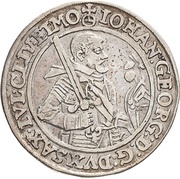 ¼ Thaler - John George I obverse image