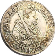 ¼ Thaler - John George I obverse image