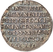 ¼ Thaler - John George I Death, Germany, 1656 reverse image