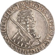 ¼ Thaler - John George II obverse image
