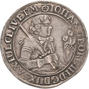¼ Thaler - John George III obverse image