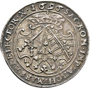 ¼ Thaler - Frederick August I, Germany, 1694-1697 reverse image