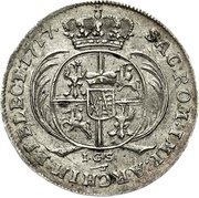 ¼ Thaler - Frederick August I, Germany, 1710-1733 reverse image