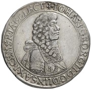 ⅓ Thaler - John George II obverse image