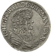 ⅓ Thaler - John George II obverse image