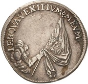 ⅓ Thaler - John George III Death, Germany, 1691 reverse image