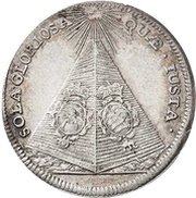 ⅓ Thaler - John George IV Death, Germany, 1694 reverse image