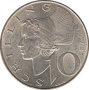 10 Schilling Silver reverse image