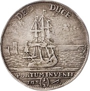 ⅓ Thaler - Frederick August I Death, Germany, 1717 reverse image