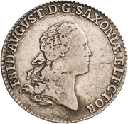 ⅓ Thaler - Frederick August III obverse image