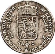 ⅓ Thaler - Xavier, Germany, 1764-1767 reverse image