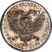 ⅓ Thaler - Frederick August III, Germany, 1792 reverse image
