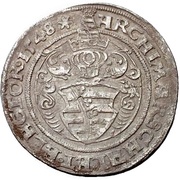 ½ Thaler - Moritz, Germany, 1547-1552 reverse image