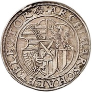 ½ Thaler - August I, Germany, 1553-1557 reverse image
