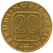 20 Schilling Joseph Haydn obverse image