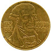 20 Schilling Joseph Haydn reverse image