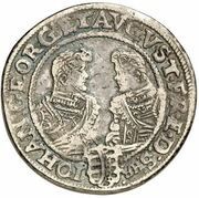 ½ Thaler - Christian II, John George I and August Piedfort, Germany, 1602-1611 reverse image