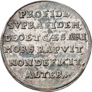 ½ Thaler - Christian II, John George I and August Death, Germany, 1611 reverse image