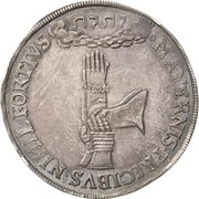 ½ Thaler - John George I Centenary of the Reformation, Germany, 1617 reverse image