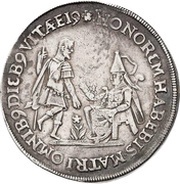½ Thaler - John George I Centenary of the Reformation obverse image