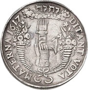 ½ Thaler - John George I Centenary of the Reformation, Germany, 1617 reverse image