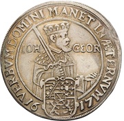½ Thaler - John George I Centenary of the Reformation obverse image