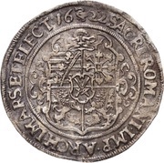 ½ Thaler - John George I, Germany, 1622-1626 reverse image
