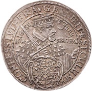 ½ Thaler - John George I Augsburg confession obverse image