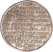 ½ Thaler - John George I Death, Germany, 1656 reverse image