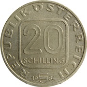 20 Schilling Grafenegg Palace obverse image